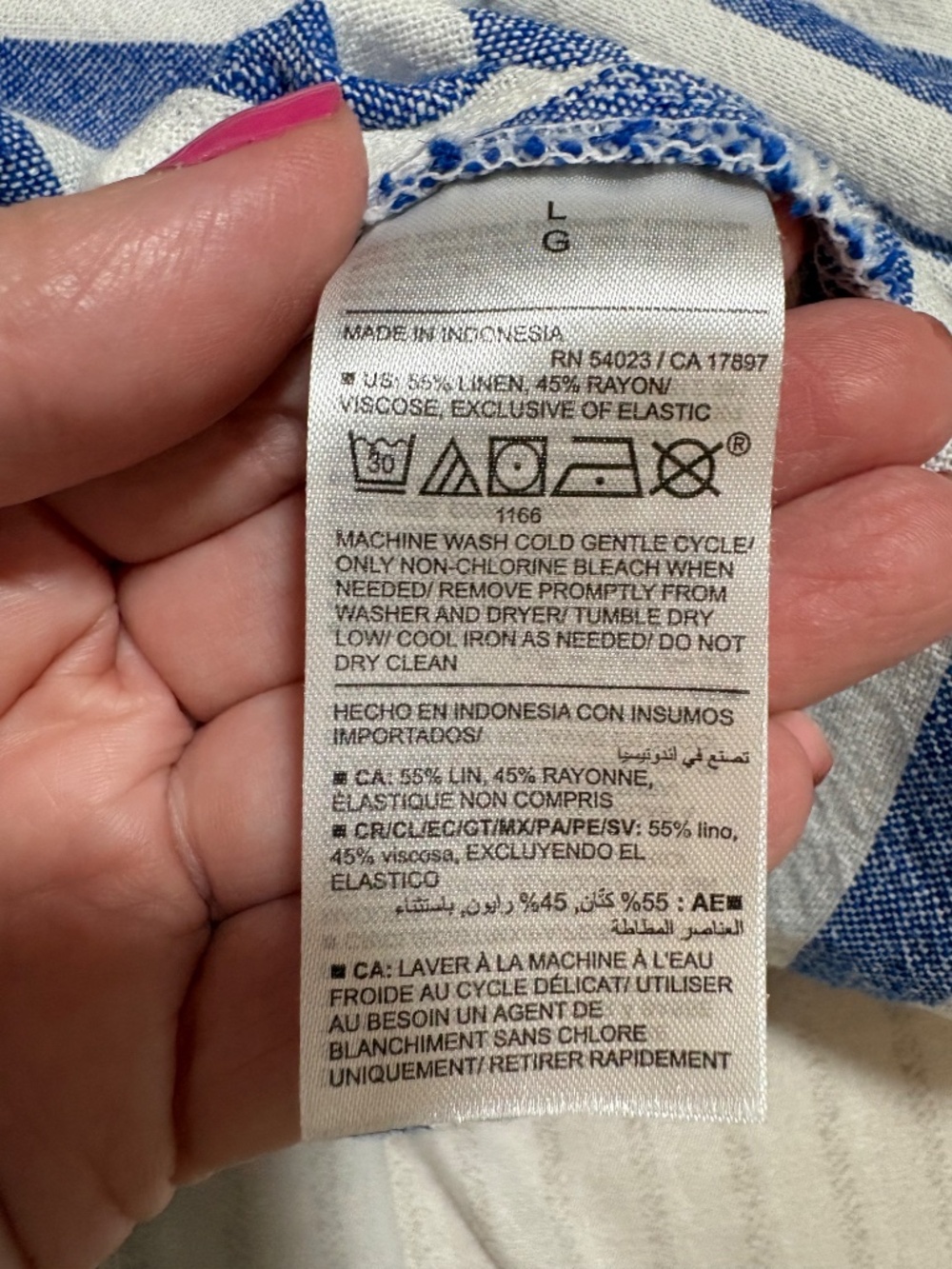 Old Navy stripped sundress Size L - Picture 7 of 13